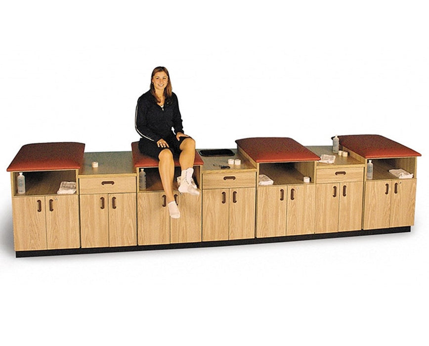 Sports 4-Seat Taping Treatment Station - 36"H x 42"D
