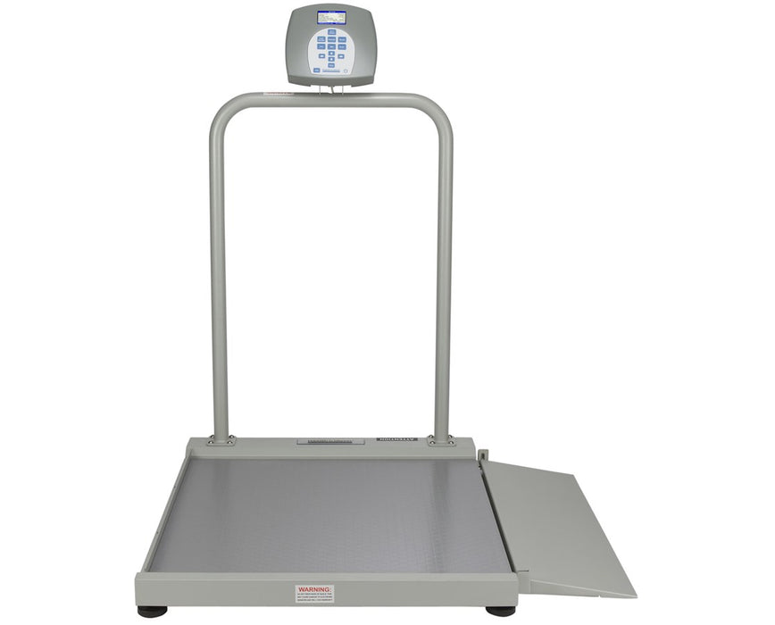 Professional Digital Wheelchair Ramp Scale, KG, 29 ⅜" W x 28 ¼" D w/ Bluetooth