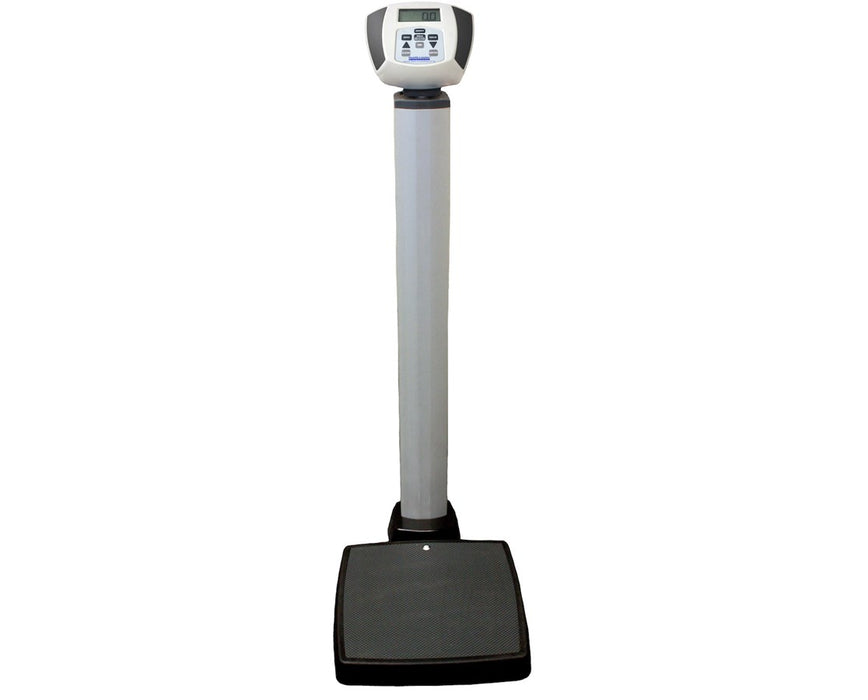 Professional Digital Waist High Scale LB/KG With Height Rod