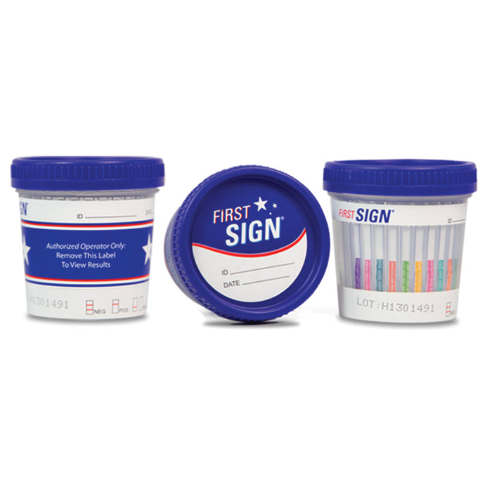 First Sign 5-Panel Urine Drug Test Cup - 25/Cs