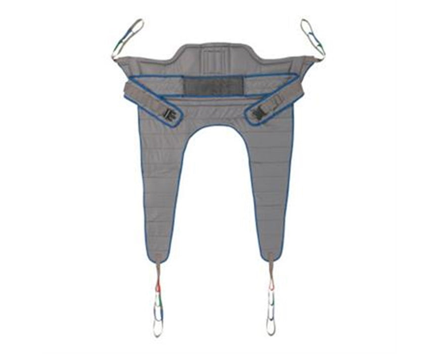 Transfer Sling for Stand Assist Lifts, Extra-Large (Blue Trim)