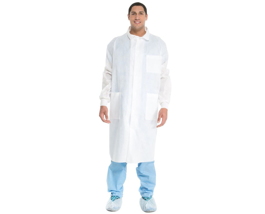 Universal Precautions Lab Jacket Medium - 25/cs
