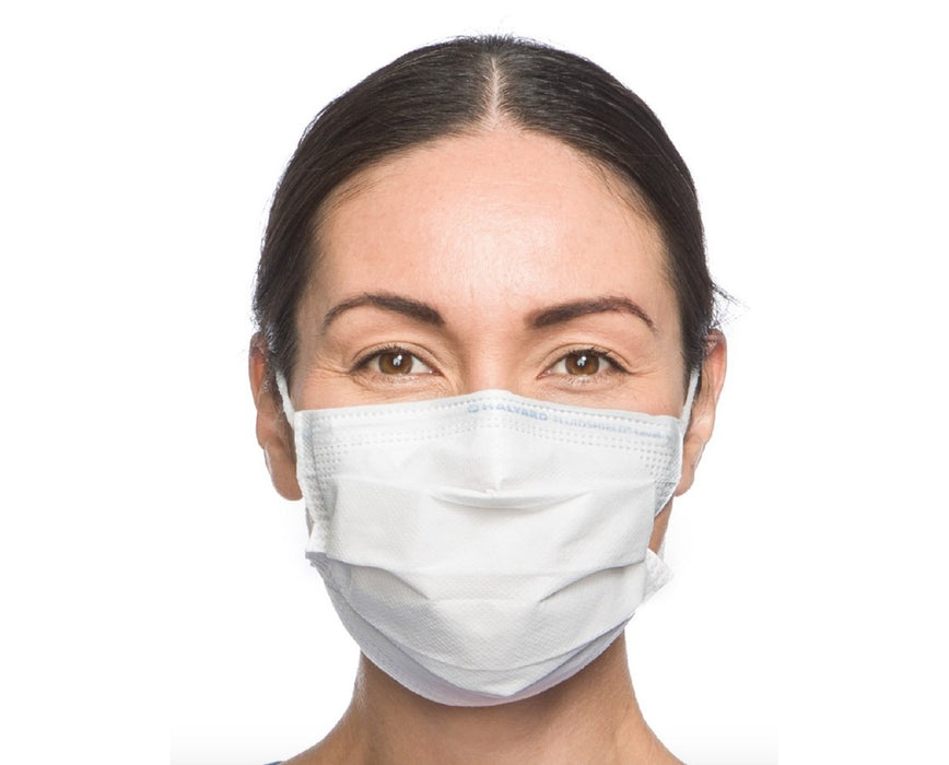 SO SOFT Fog-Free Procedure Mask White, w/ Fluidshield Level 1 Protection (500/Case)
