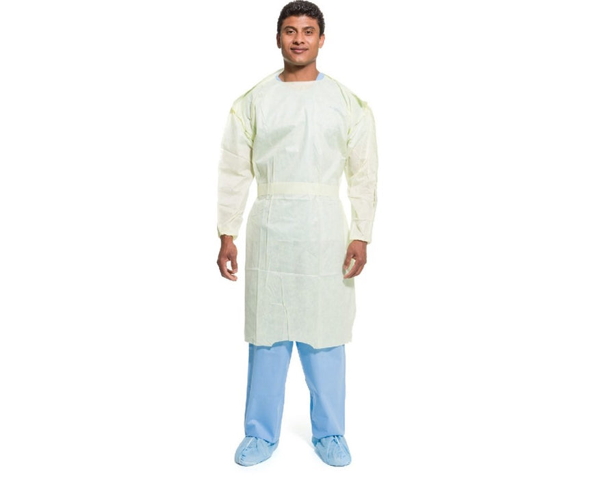 KC200 Isolation Gown, Blue, Large - 100/cs