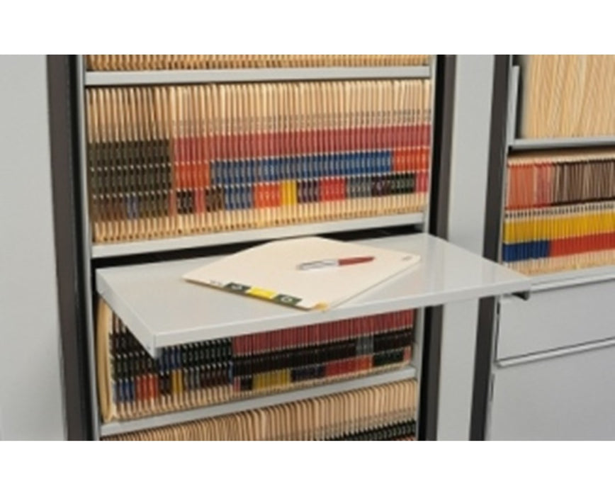Pull Out Reference Shelf for ARC Rotary File Systems