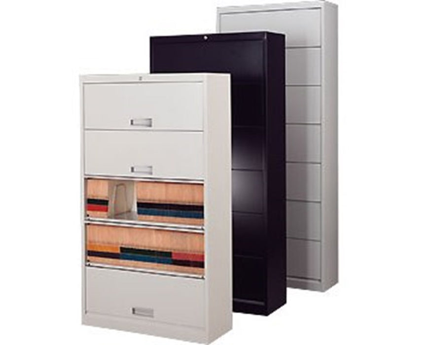 Flip-n-File Cabinet with Retractable Door