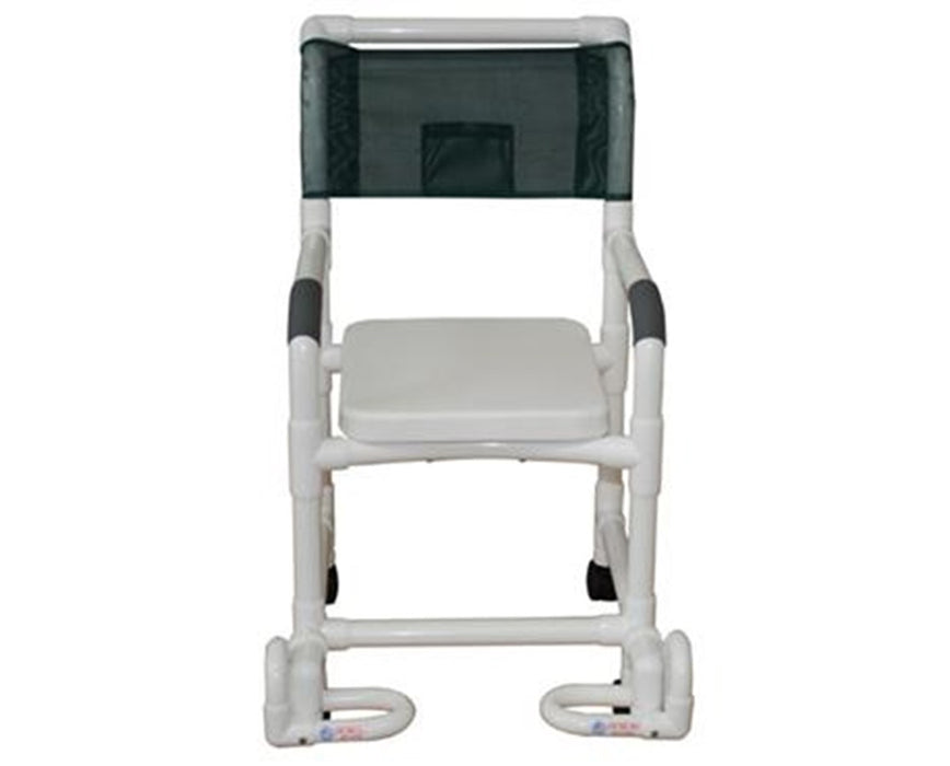 Soft Seat Shower Chair with Individual Footrest
