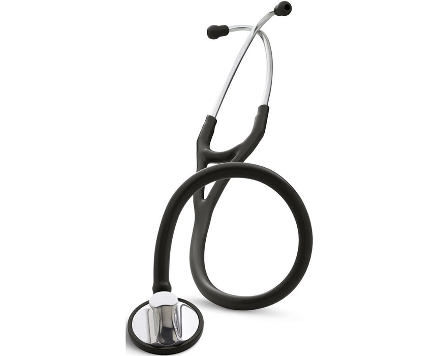 Master Cardiology Stethoscope, 27", Black Finish Tubing