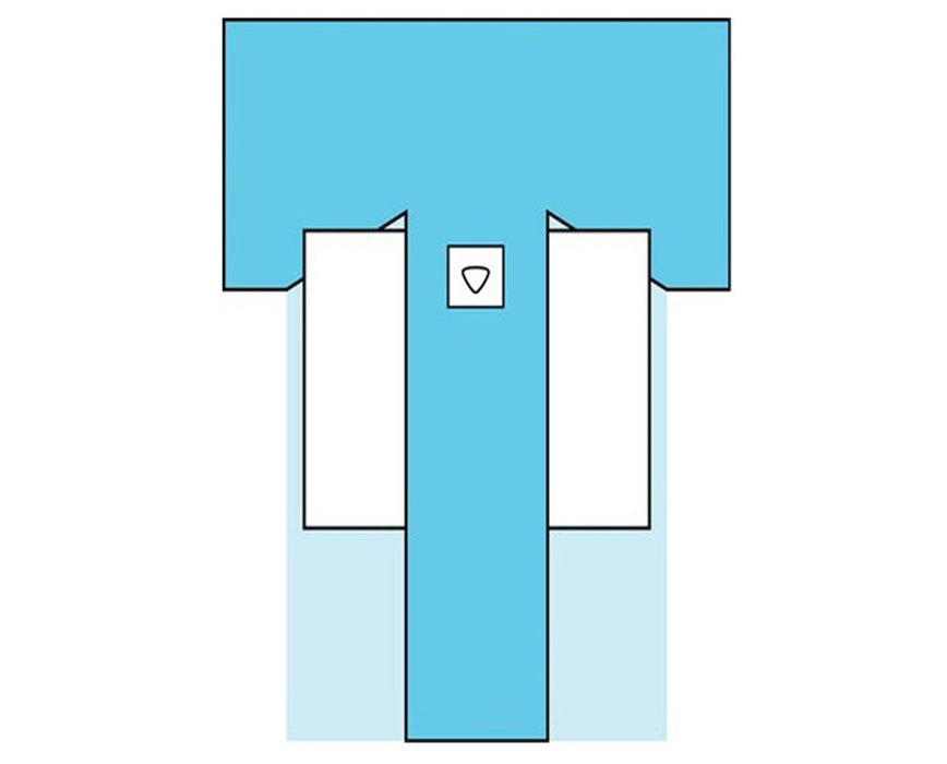 Steri-Drape 1 Piece Hip Drape, Side Pouches - 16/Cs