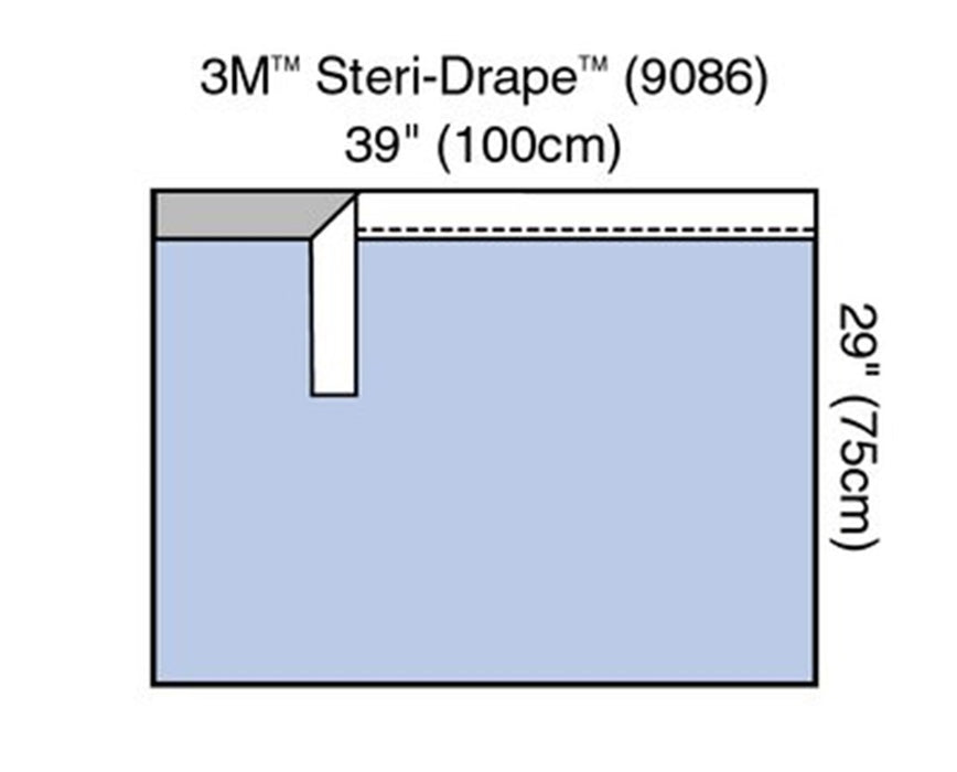 Steri-Drape Adhesive Towel Drape 29" x 29", 160/Case