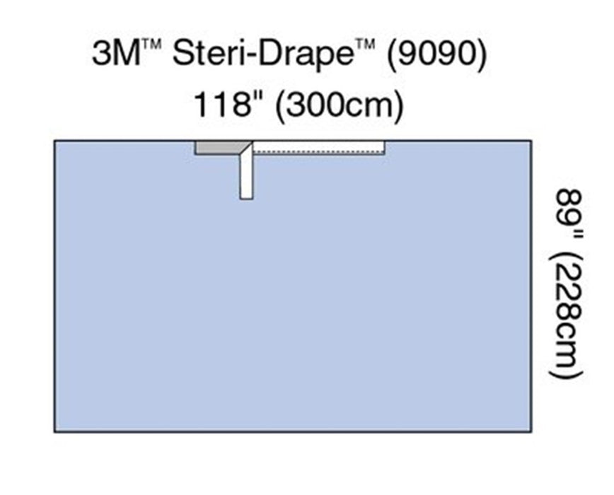 Steri-Drape Adhesive Drape Sheet 118" x 89", 24/Case