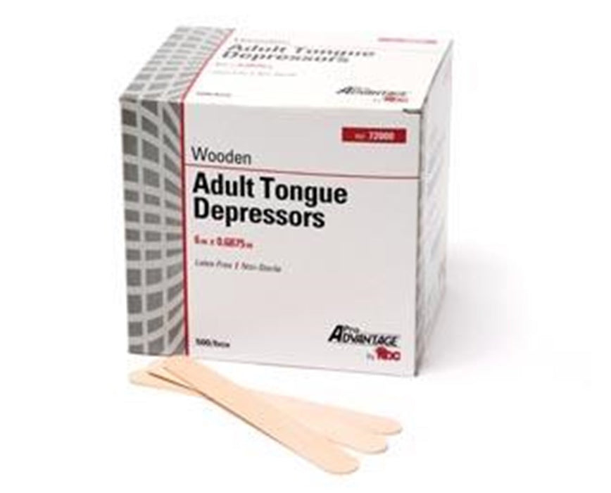 Tongue Depressors Sterile 6" x 11/16" - 1000/ Case