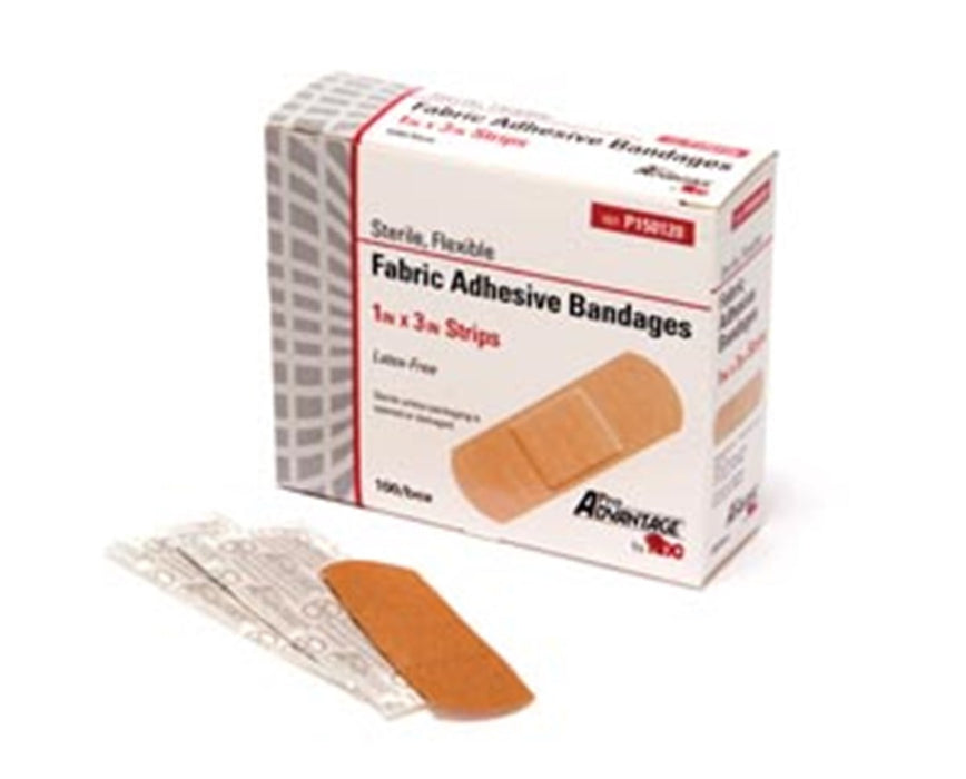 Fabric Adhesive Bandage, Strips 1" x 3" - 1200/ Case