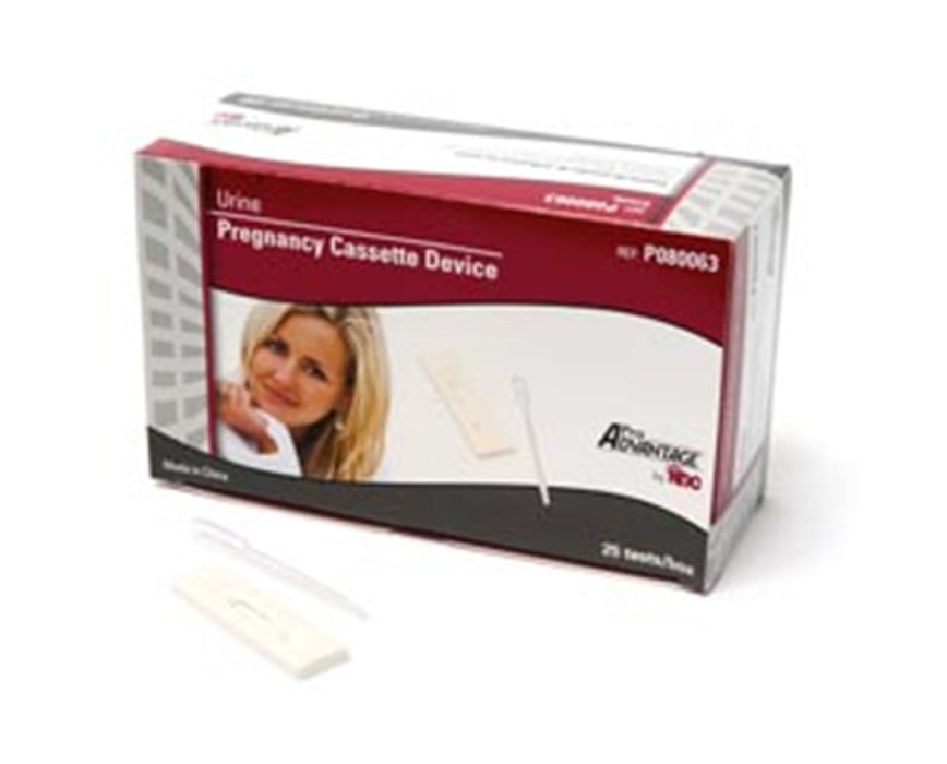 Urine hCG Pregnancy Cassette Device - 25/bx