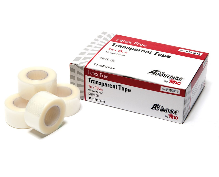 Transparent Surgical Tape 2" x 10 yards, 6/ Box