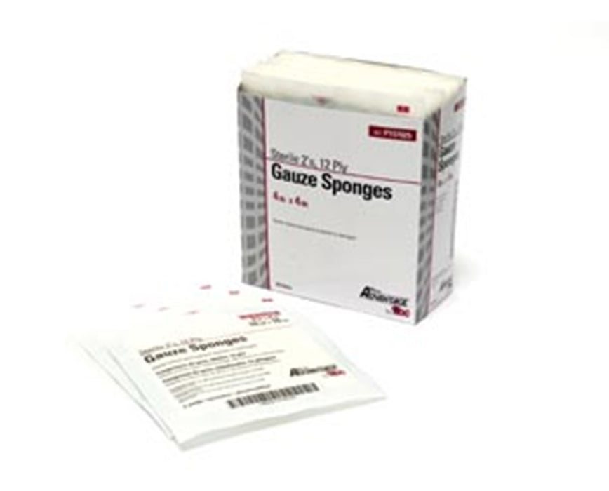 Gauze Sponges - Sterile 1’s, 4" x 4", 12-Ply, 1200/ Case