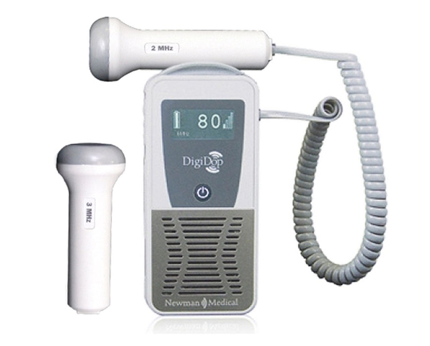 DigiDop 700 Handheld Doppler Combo - 3MHz Obstetrical Probe & 8MHz Vascular Probe
