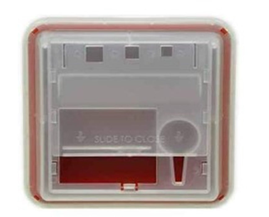 1 Qt. Phlebotomy Sharps Disposal Container w/ Slide Lid - 80/Cs