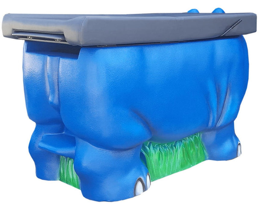 Pediatric Exam Table w/ Adjustable Back & Drawers, Zoopal Hippo