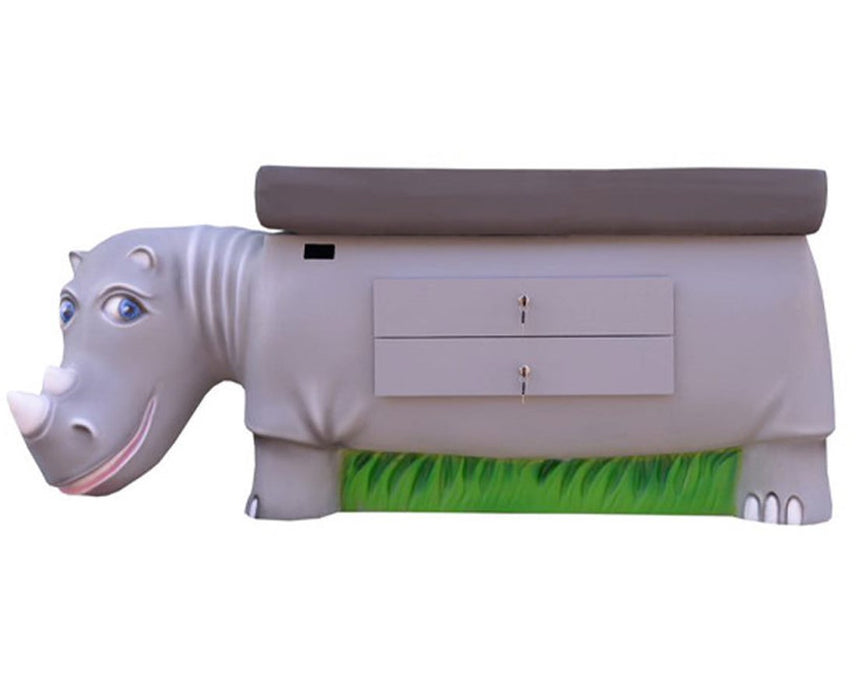 Zoopal Rhino Pediatric Exam Table w/ Adjustable Back & Drawers
