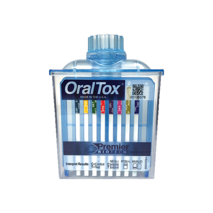 OralTox Rapid Saliva 6-Panel Drug Test - 25/Cs