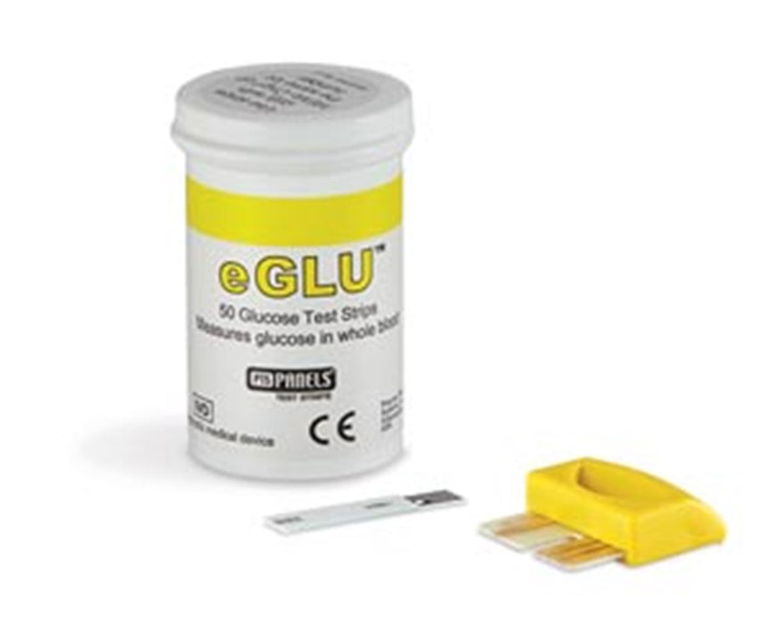 PTS Panels eGLU Glucose Test Strips (50/Box)