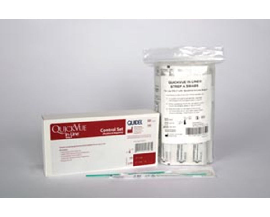 QuickVue In-Line Strep A Luqid Control Swabs Set