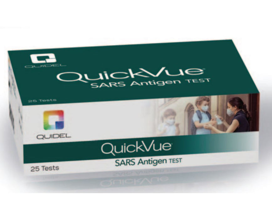 QuickVue SARS Covid-19 Antigen Dipstick Test, 25/Kit