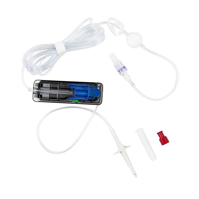 CADD IV Administration Set w/ 3.3mL PV, 108" L, 0.2 Micron Filter, Check Valve, Male Luer, 12/Bx