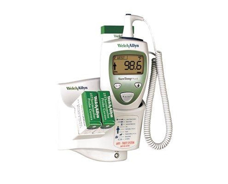 SureTemp Plus 690 Electronic Thermometer - Oral, 9-ft., Wall Mount