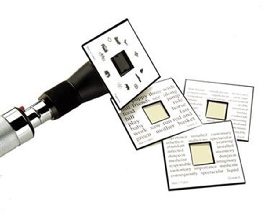 Fixation Cards for Dynamic Retinoscopy - 4/set