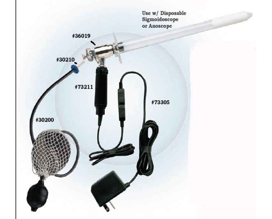 Rectal Insufflation Bulb, Bladder Net & Tubing
