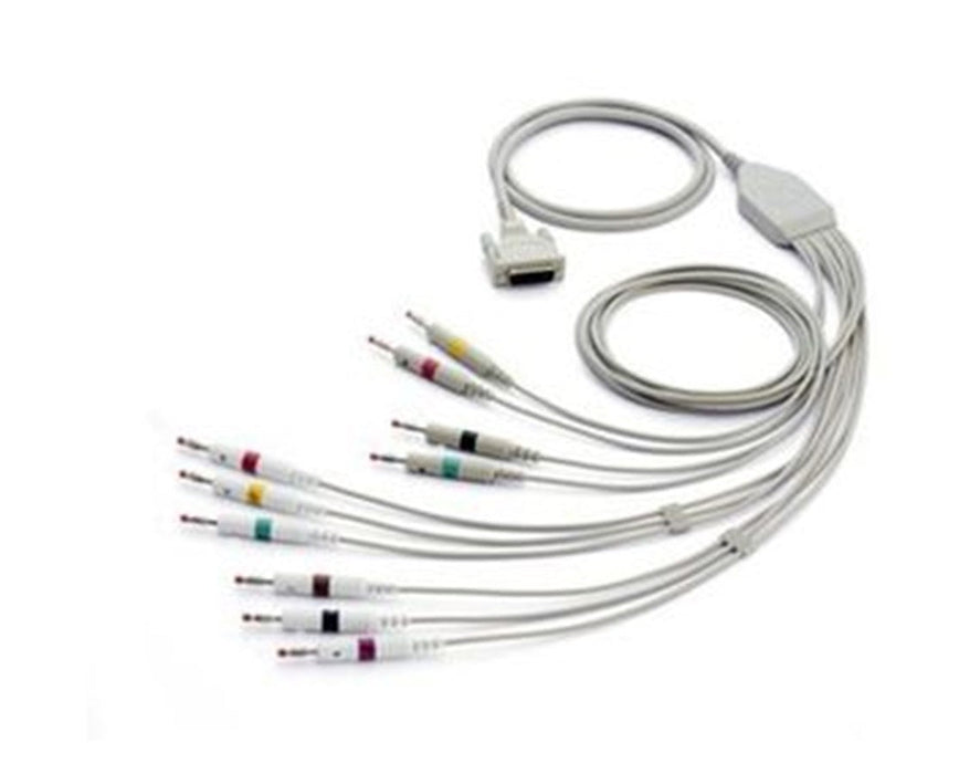 10-lead AHA Banana Patient Cable 59" Long