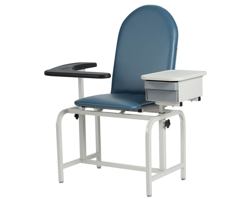 Padded Blood Drawing Chair with Storage Drawer