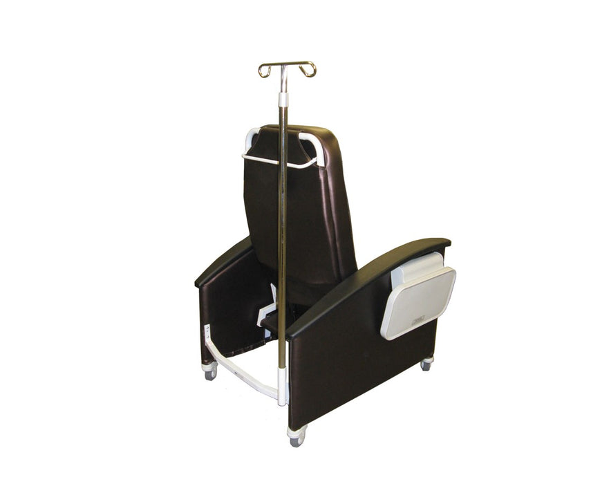 IV Pole and Attachment for Upholstered Chairs