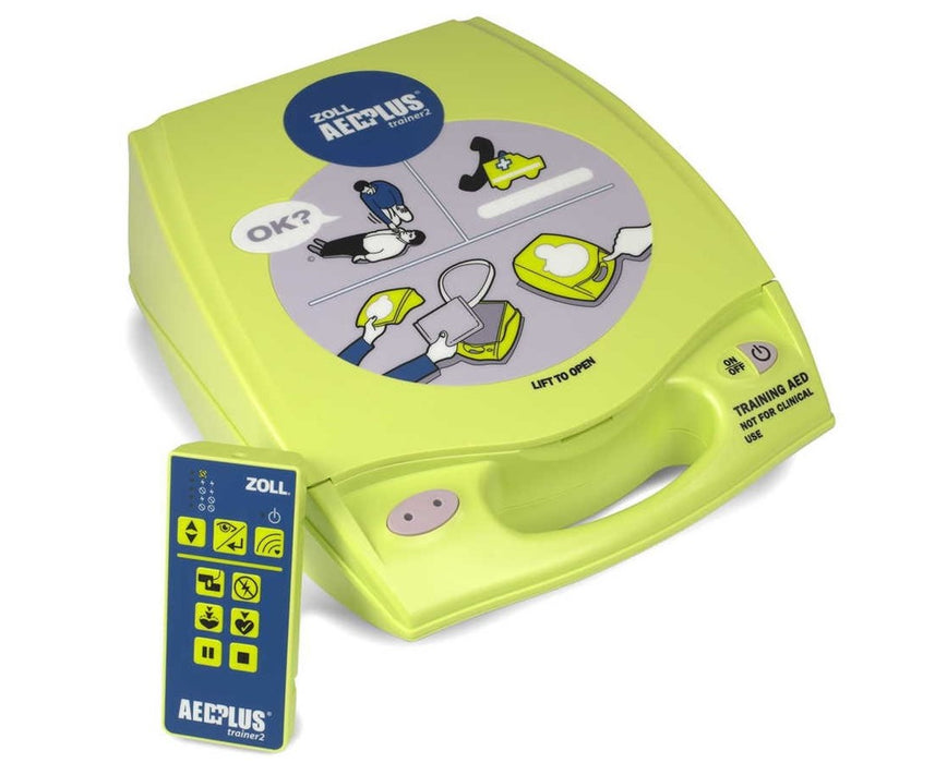 AED Defibrillator Plus Trainer2 with Wireless Remote