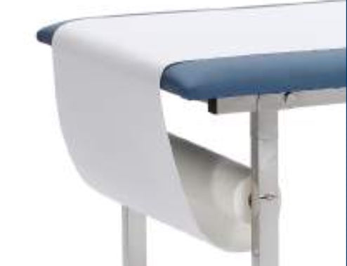 Treatment Table w/ Adjustable Back, Drawers, Paper Dispenser & Antimicrobial Upholstery