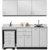 Wall & Base Cabinet Package w/ Mobile Cart-Mate (48