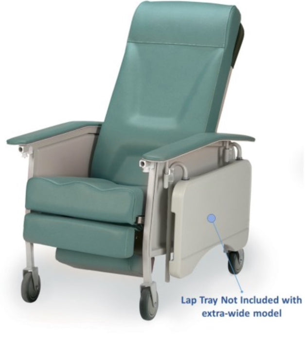 3 Position Geriatric Recliner. Deluxe Wide