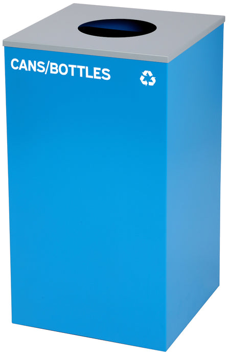 29-Gallon Square Recycling Waste Can