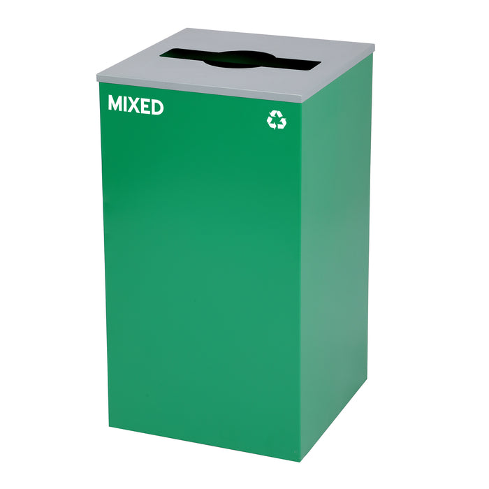 29-Gallon Square Recycling Waste Can