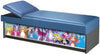 Pediatric Recovery Kid Couch w/ Sliding Doors. Crazy Cats. Adjustable Headrest