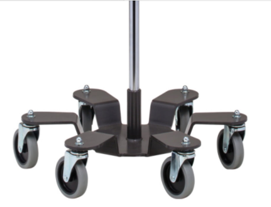 Six Leg Heavy Base Infusion Pump Stand