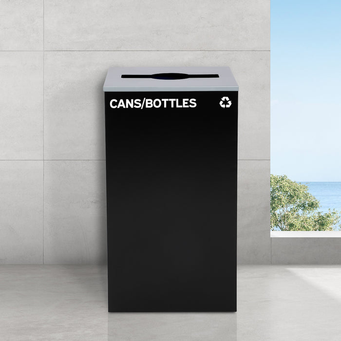 29-Gallon Square Recycling Waste Can