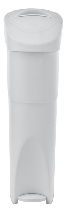 Step-On Napkin Trash Receptacle - White