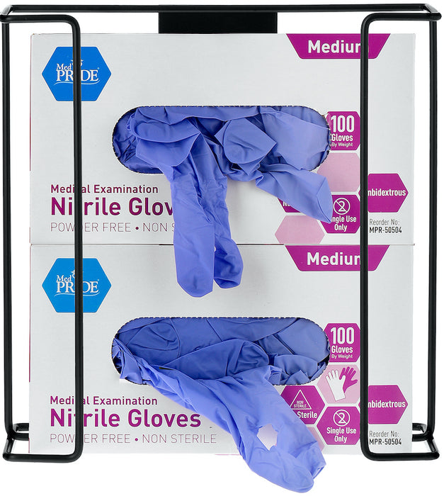 Wire Wall-Mount Glove Dispenser - Double