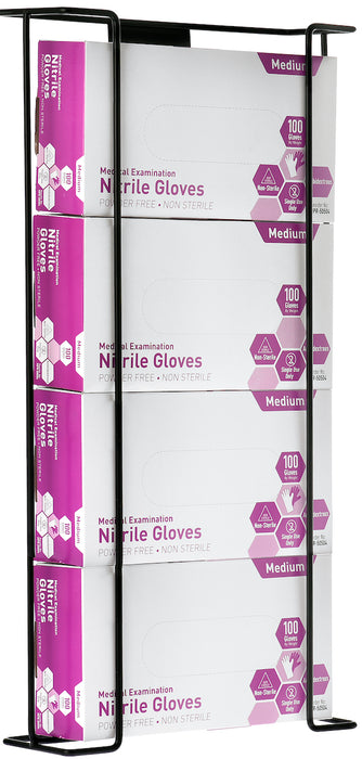 Wire Wall-Mount Glove Dispenser - Quadruple