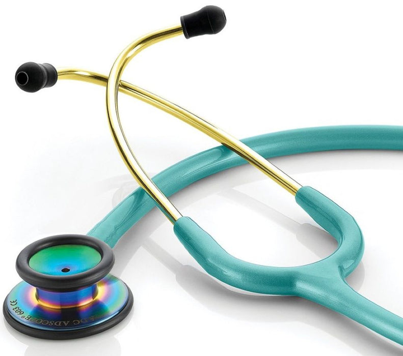 Adscope Stethoscope. Iridescent/Metallic Caribbean
