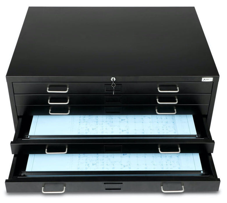 5 Drawer Blueprint Steel Flat File Cabinet