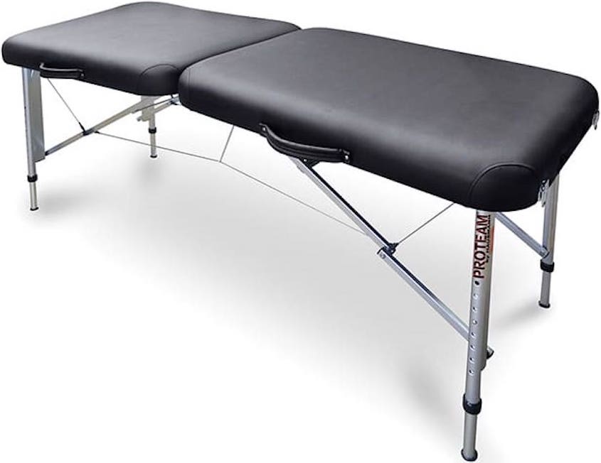 Portable Bariatric Treatment Table Foldable w/ Adjustable Back